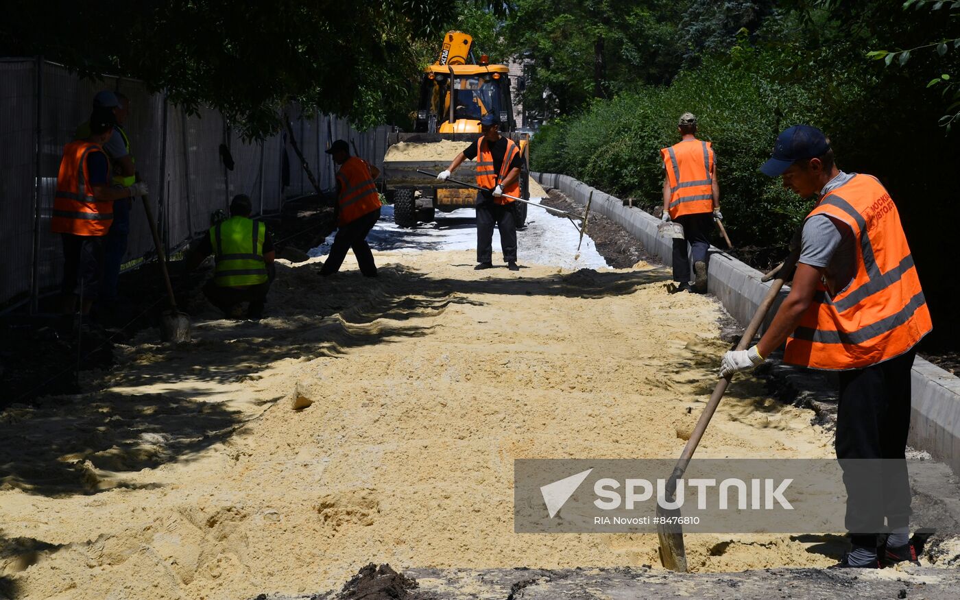 Russia LPR Restoration Works
