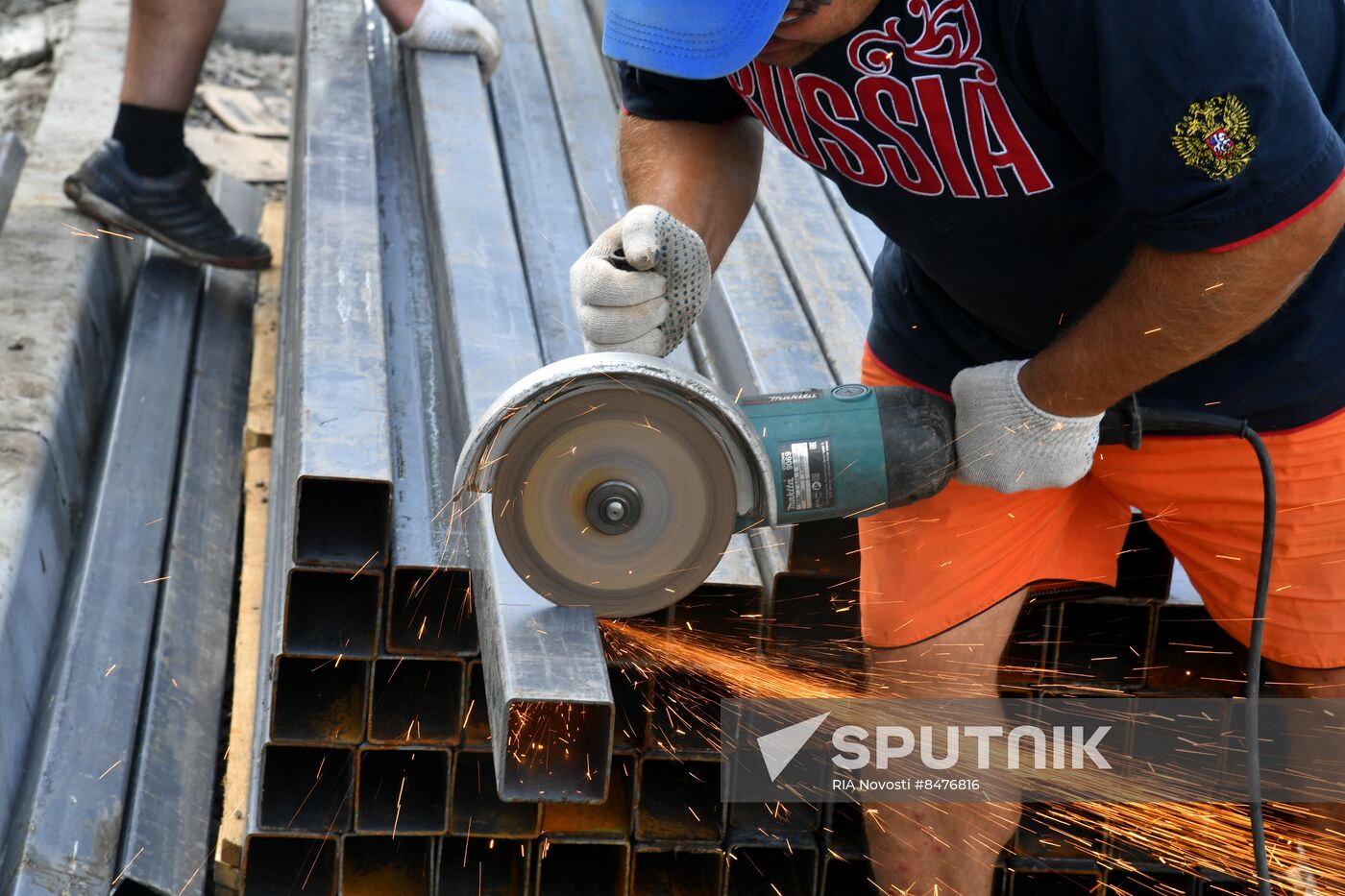 Russia LPR Restoration Works