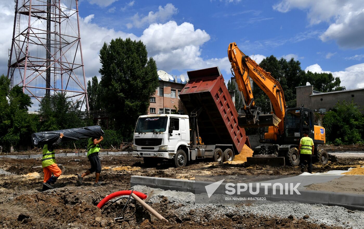 Russia LPR Restoration Works