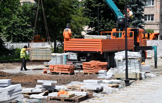 Russia LPR Restoration Works