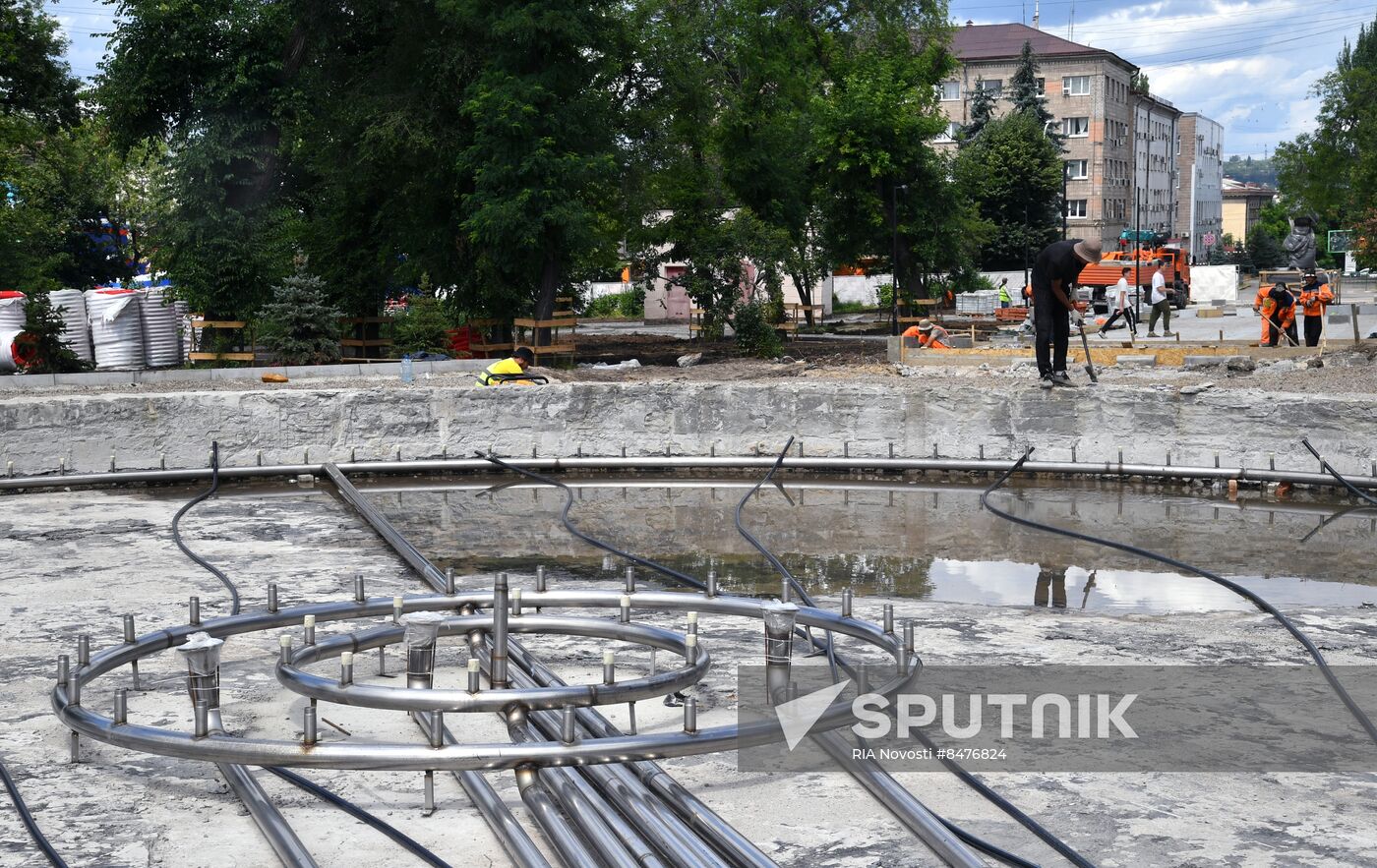 Russia LPR Restoration Works
