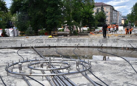 Russia LPR Restoration Works
