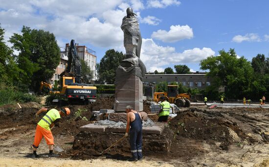 Russia LPR Restoration Works