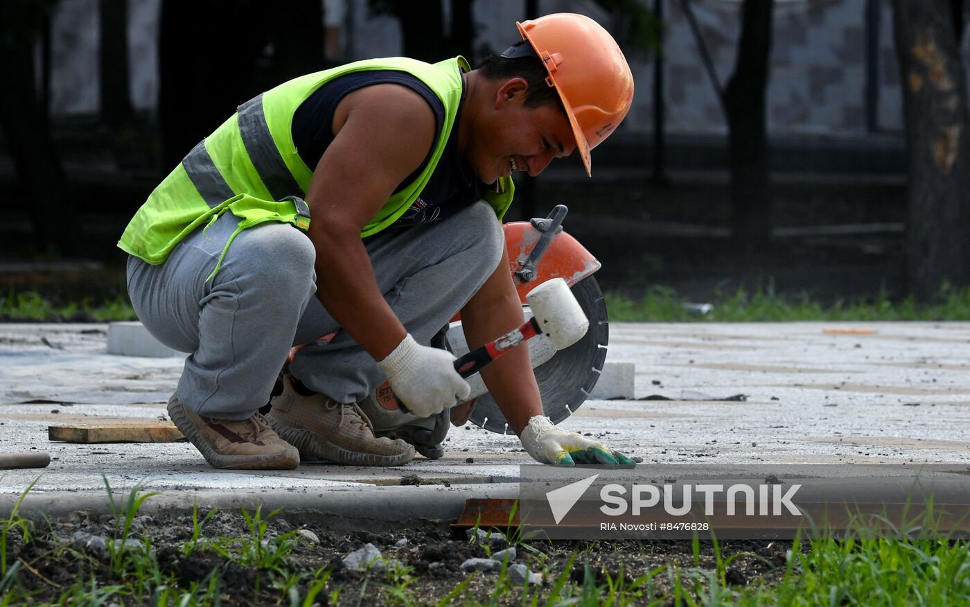 Russia LPR Restoration Works