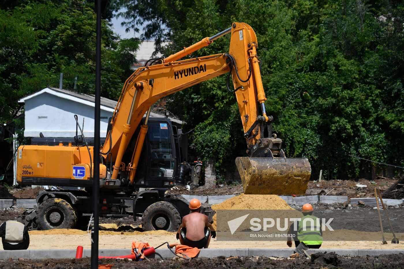 Russia LPR Restoration Works
