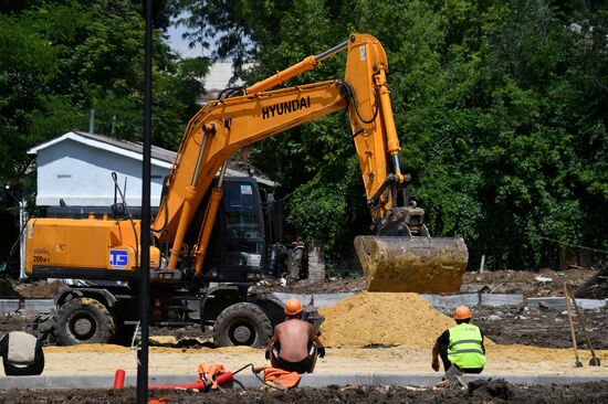 Russia LPR Restoration Works