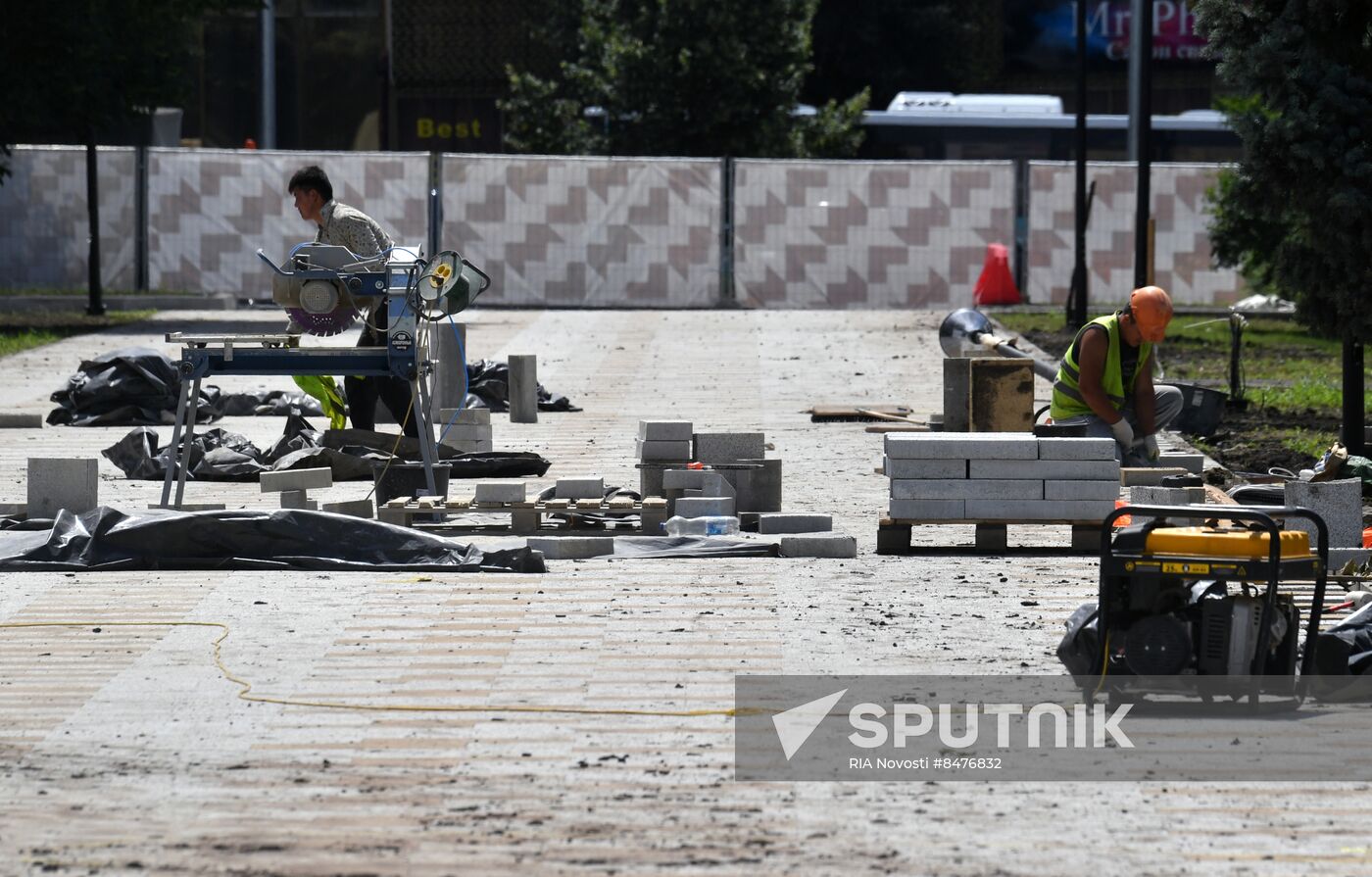Russia LPR Restoration Works