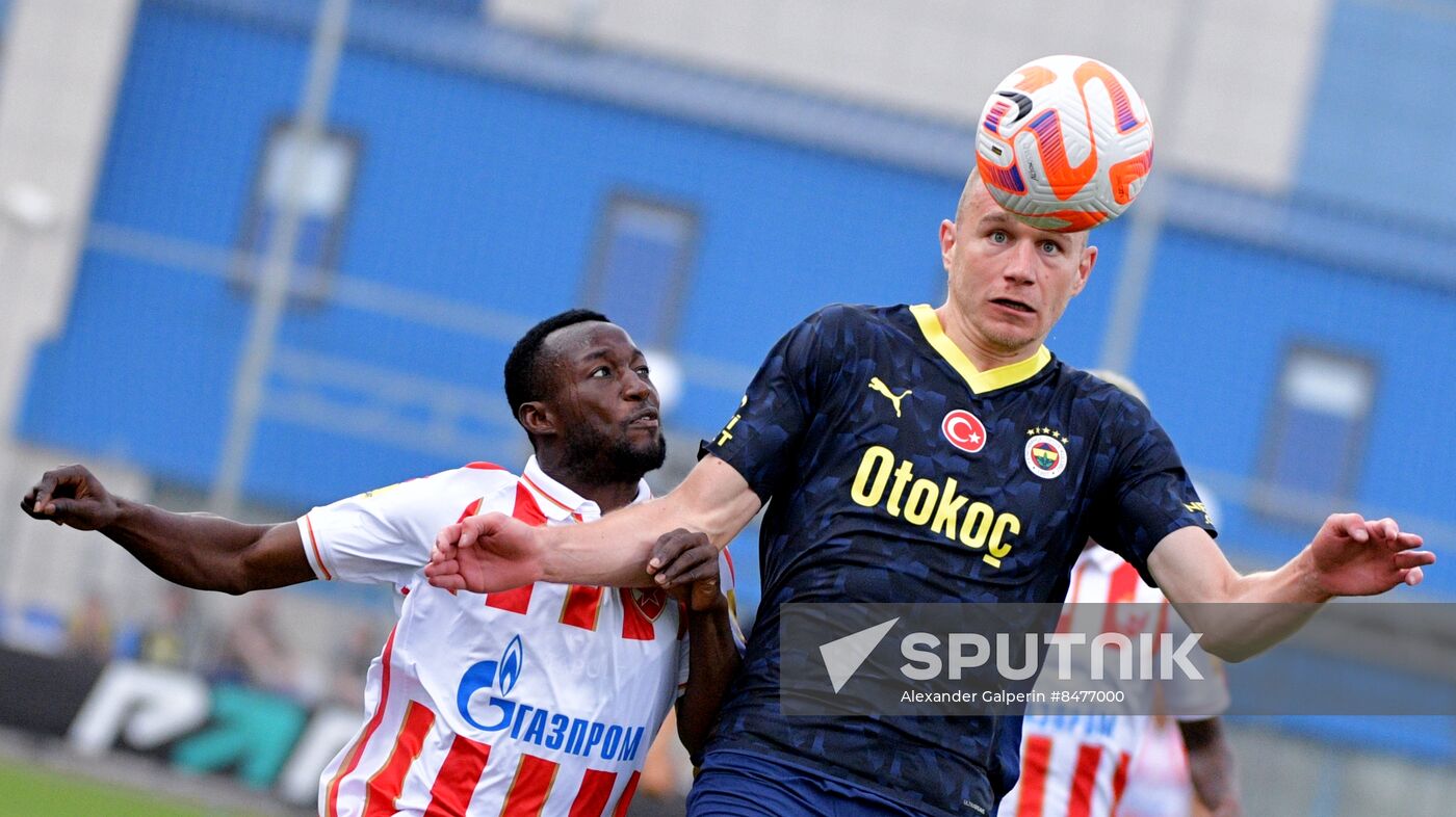 Russia Soccer PARI Premier Cup Fenerbahce - Crvena Zvezda