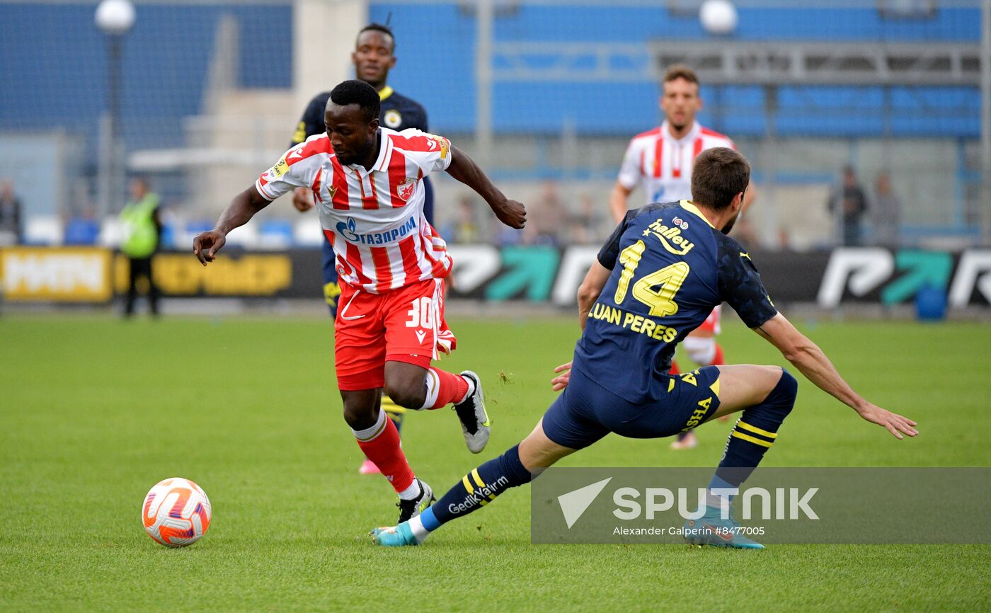 Russia Soccer PARI Premier Cup Fenerbahce - Crvena Zvezda