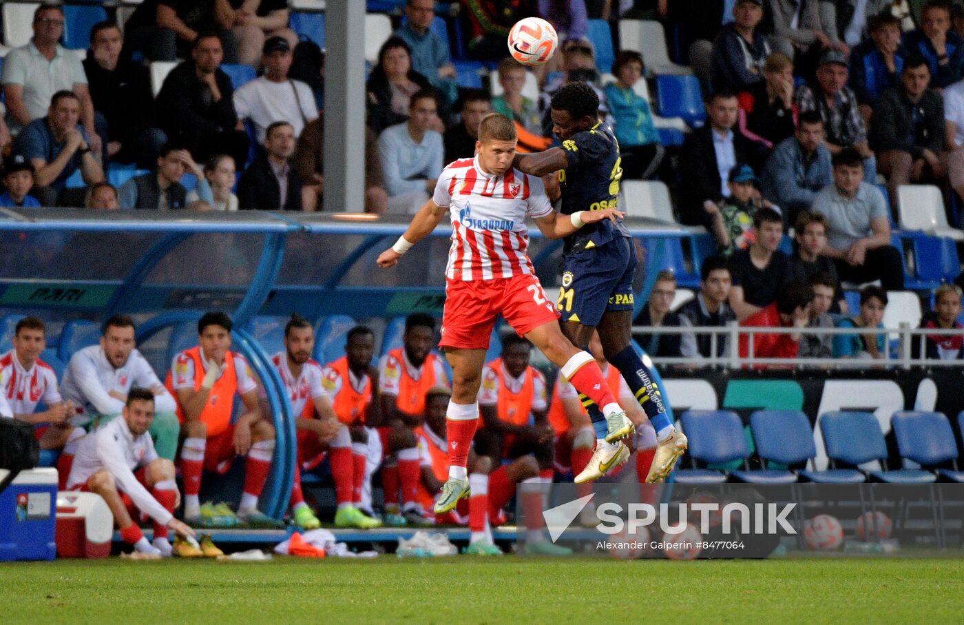 Russia Soccer PARI Premier Cup Fenerbahce - Crvena Zvezda