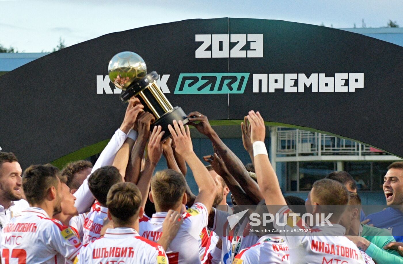 Russia Soccer PARI Premier Cup Fenerbahce - Crvena Zvezda