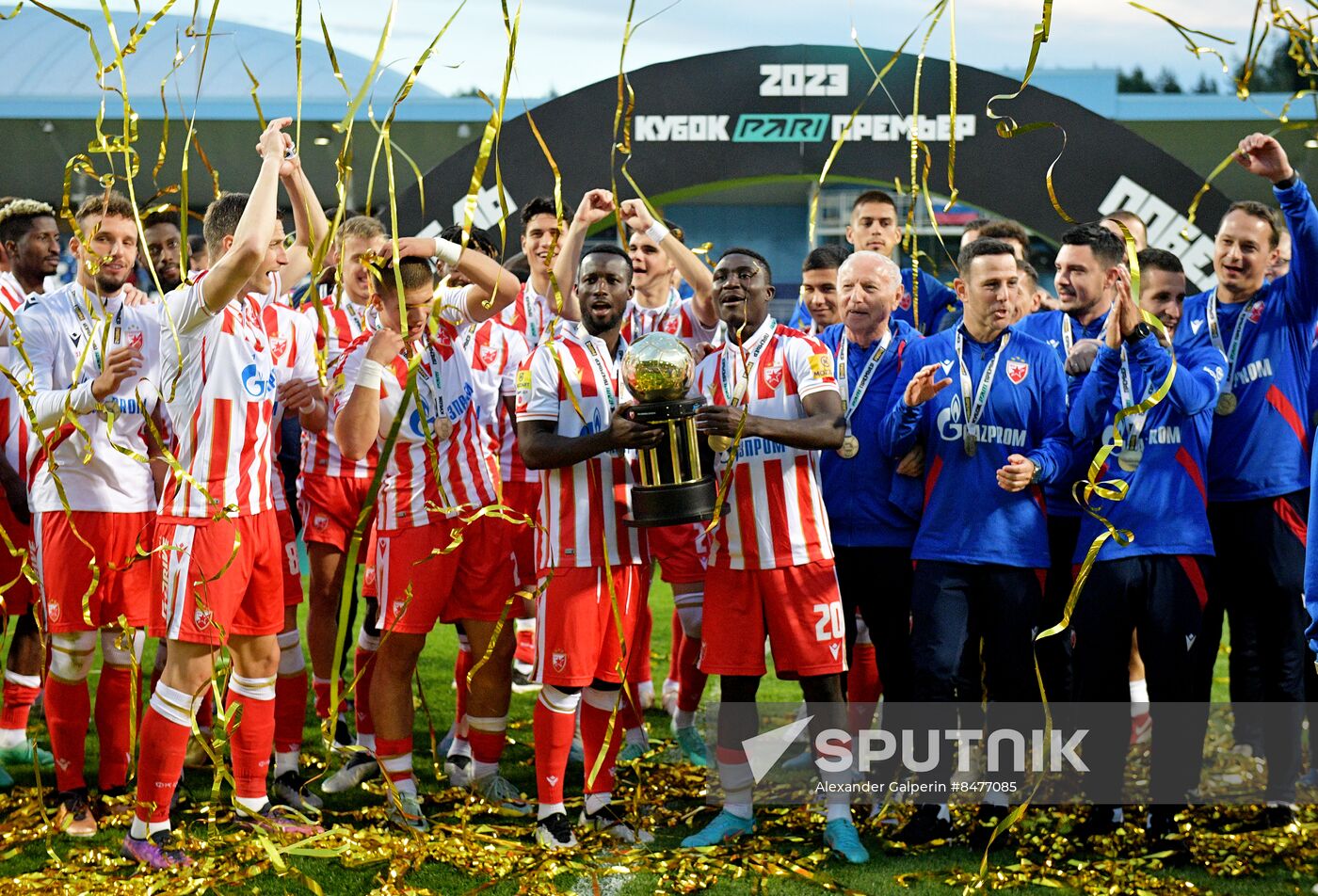 Russia Soccer PARI Premier Cup Fenerbahce - Crvena Zvezda