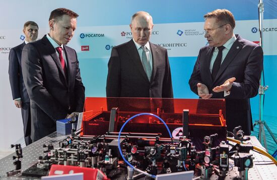 Russia Putin Future Technologies Forum