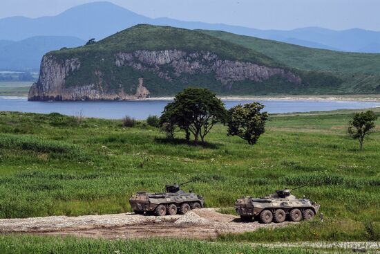 Russia Navy Marines Drills