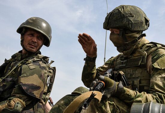 Russia Navy Marines Drills