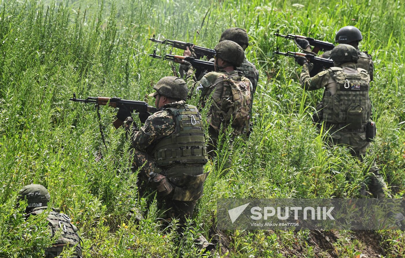 Russia Navy Marines Drills