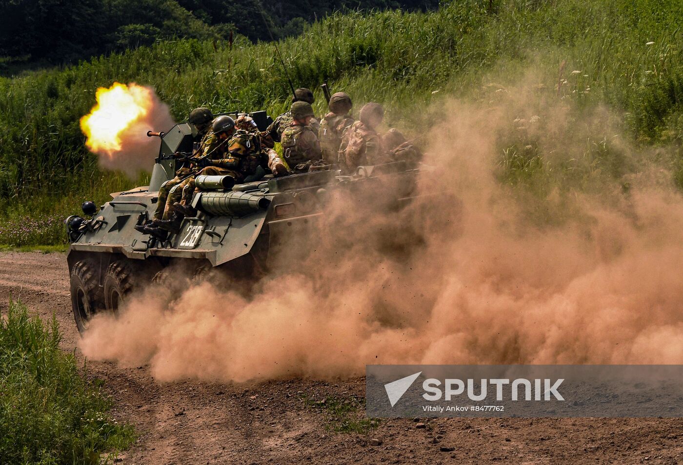 Russia Navy Marines Drills