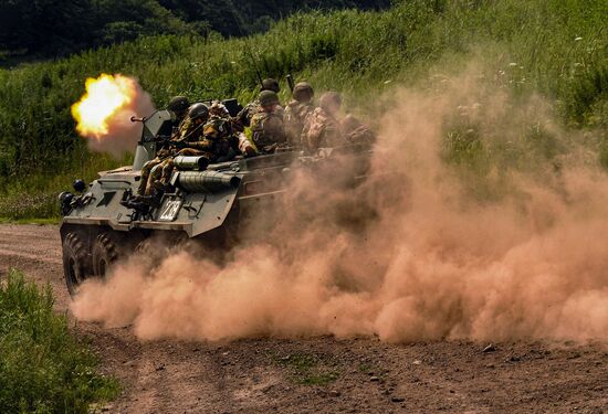 Russia Navy Marines Drills