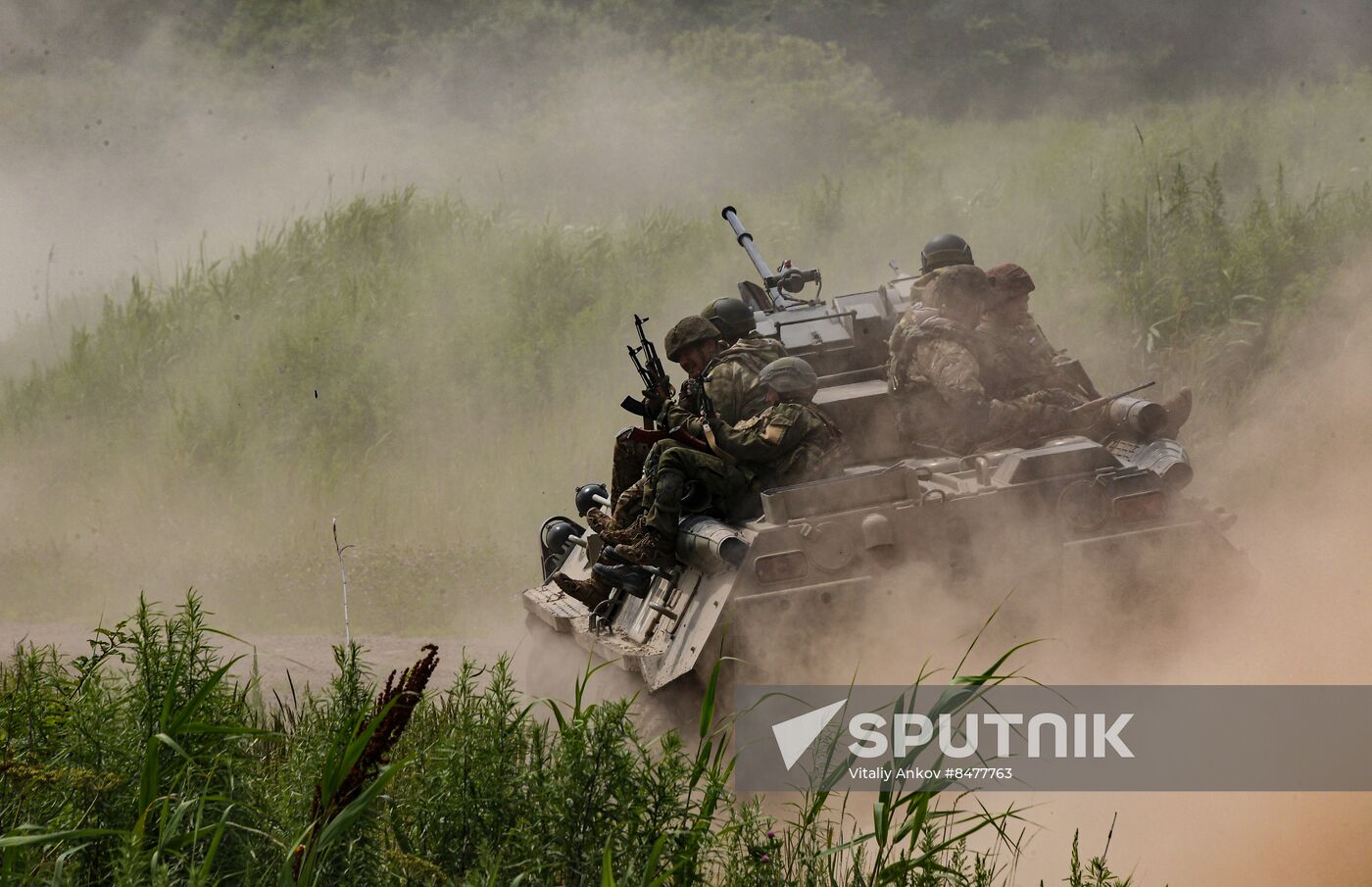 Russia Navy Marines Drills