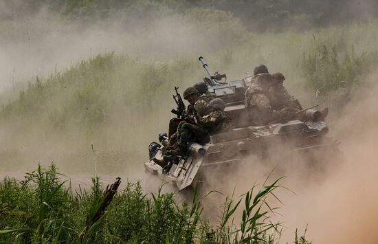 Russia Navy Marines Drills