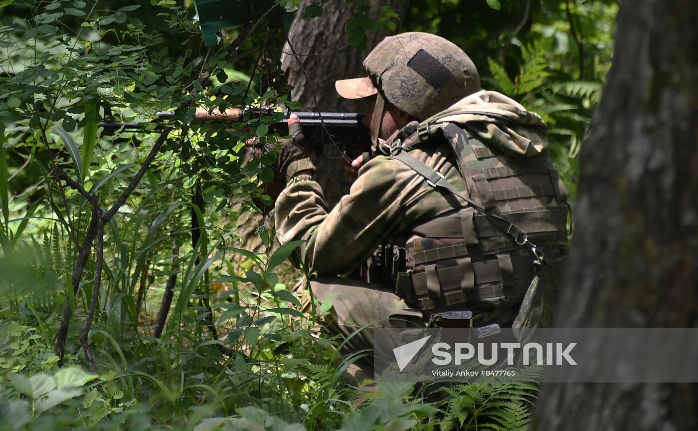 Russia Navy Marines Drills