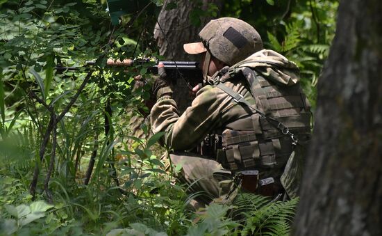 Russia Navy Marines Drills