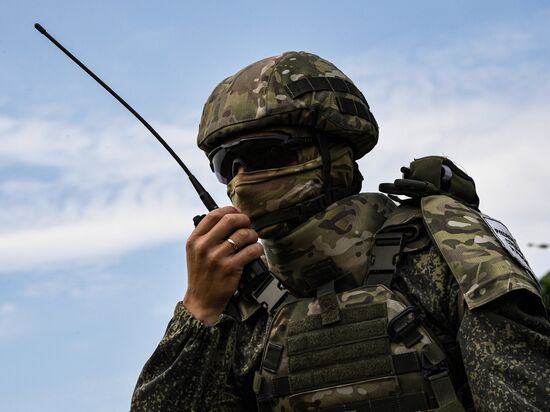 Russia Navy Marines Drills
