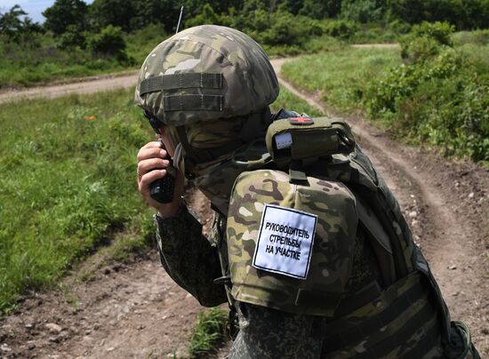 Russia Navy Marines Drills