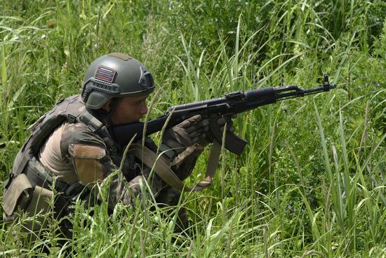 Russia Navy Marines Drills