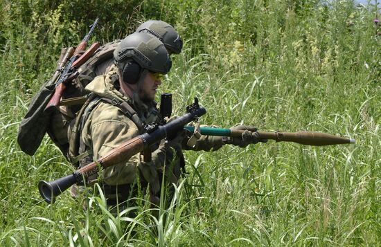 Russia Navy Marines Drills