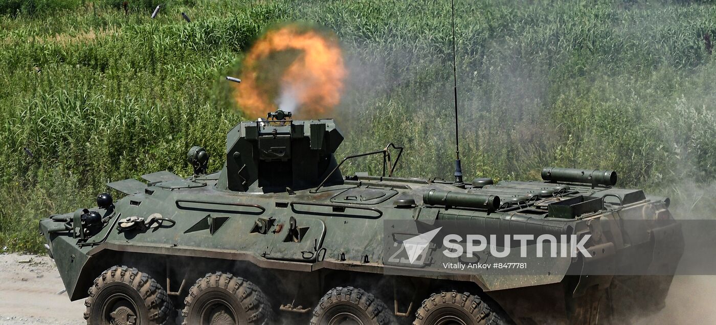Russia Navy Marines Drills