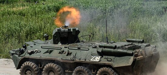 Russia Navy Marines Drills