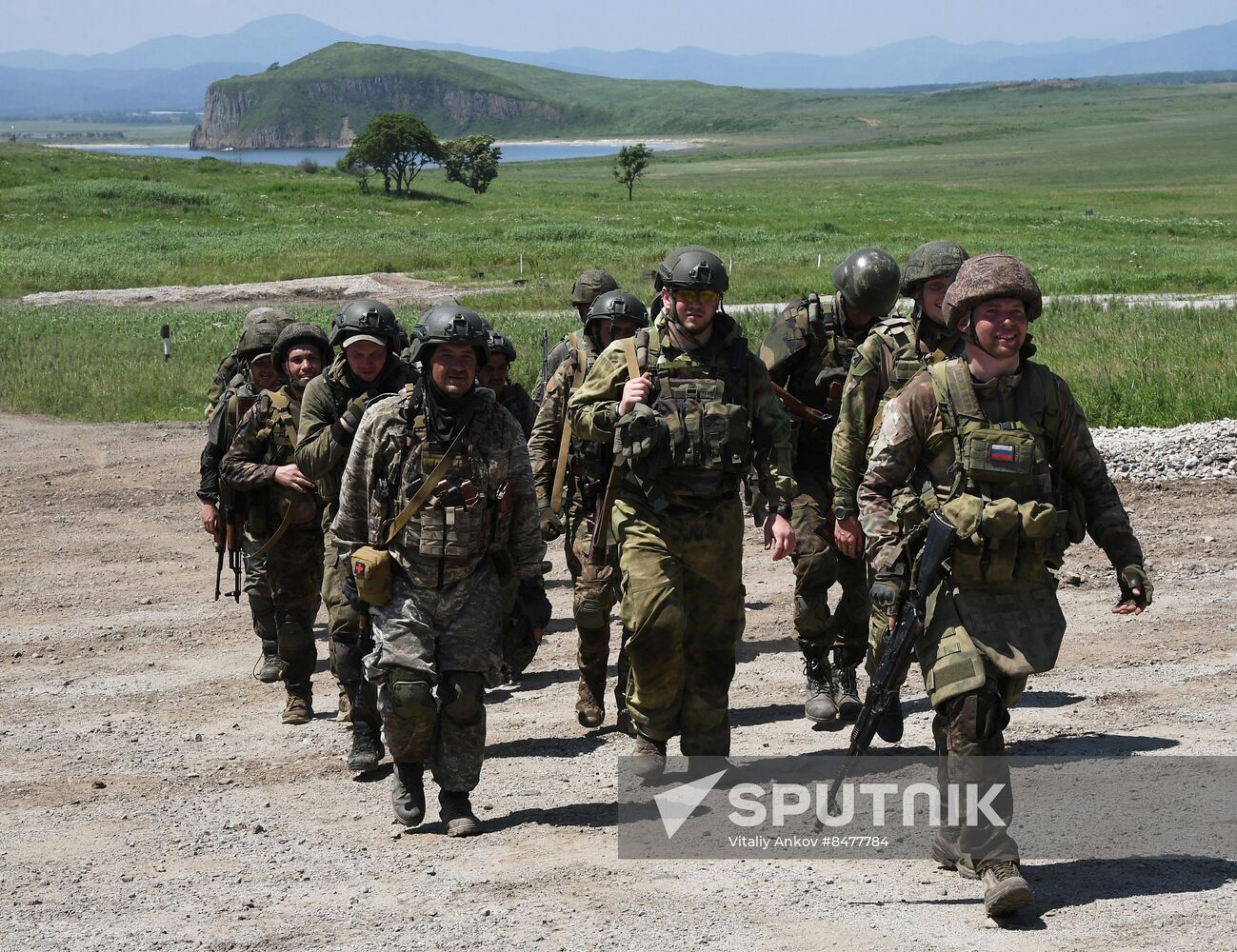 Russia Navy Marines Drills