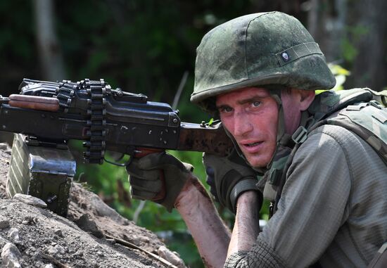 Russia Navy Marines Drills