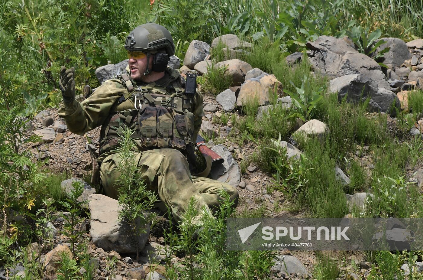 Russia Navy Marines Drills
