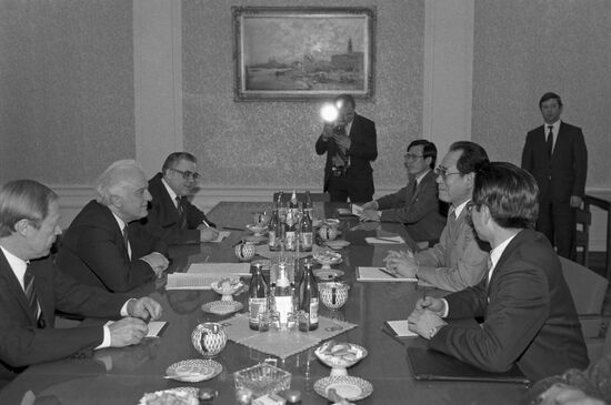 Official visit by delegation of Democratic People's Republic of Korea to USSR