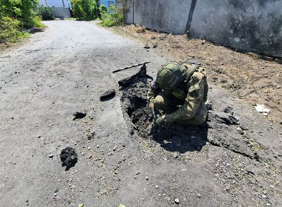 Russia Ukraine Military Operation Shelling