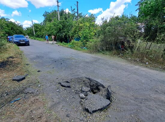 Russia Ukraine Military Operation Shelling