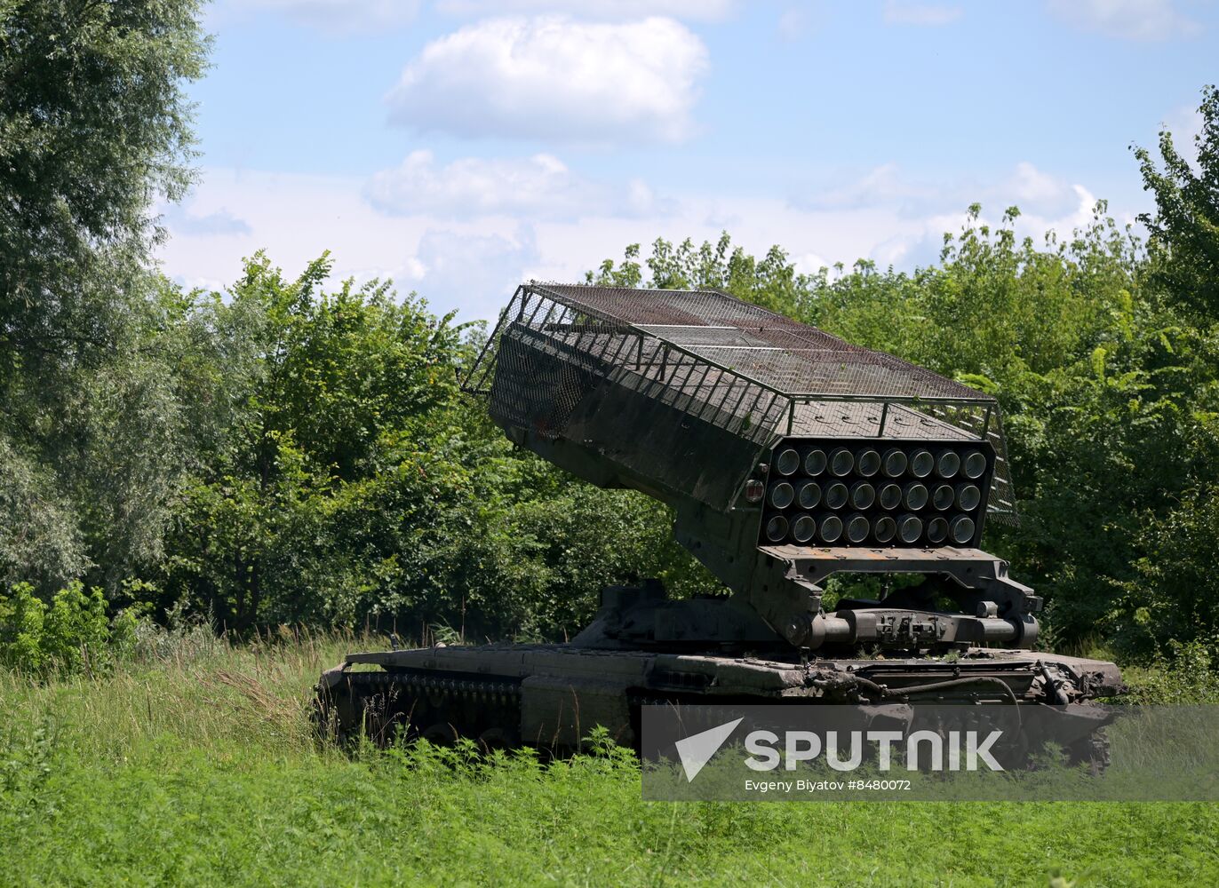 Russia Ukraine Military Operation Thermobaric Rocket Launcher