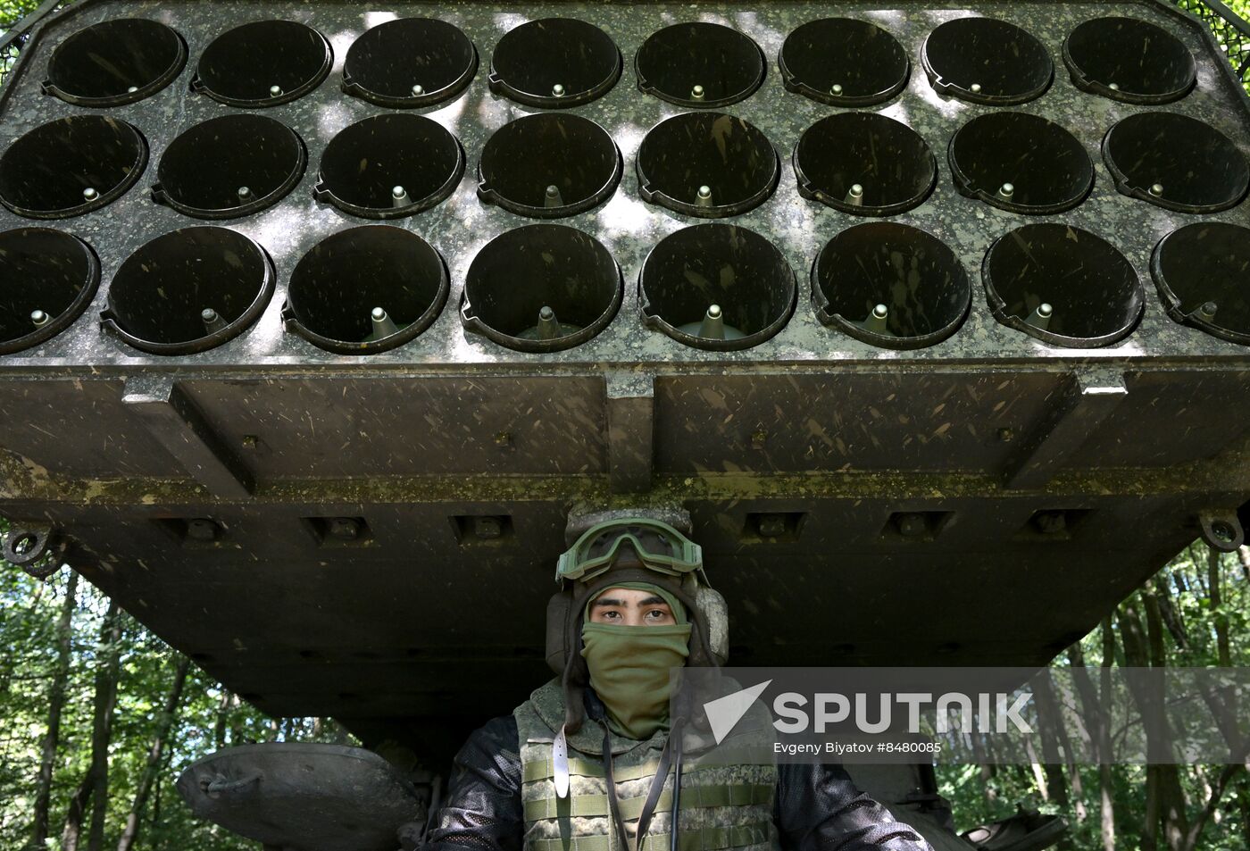 Russia Ukraine Military Operation Thermobaric Rocket Launcher