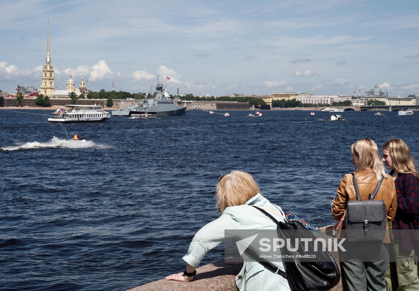 Russia Navy Day Preparations