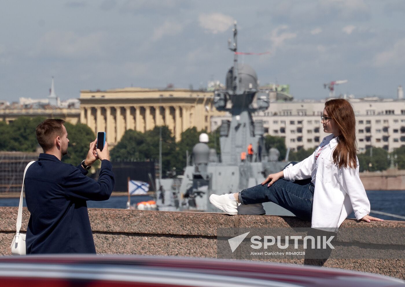 Russia Navy Day Preparations