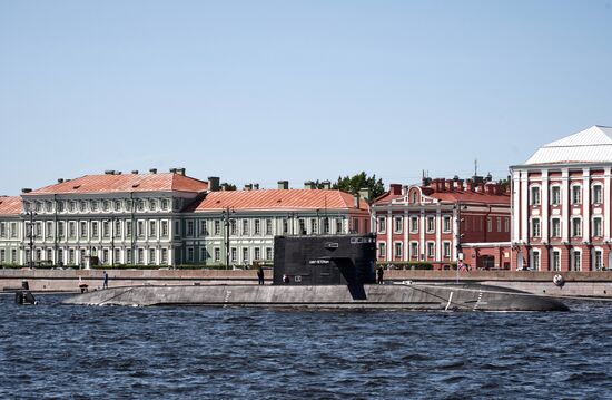 Russia Navy Day Preparations