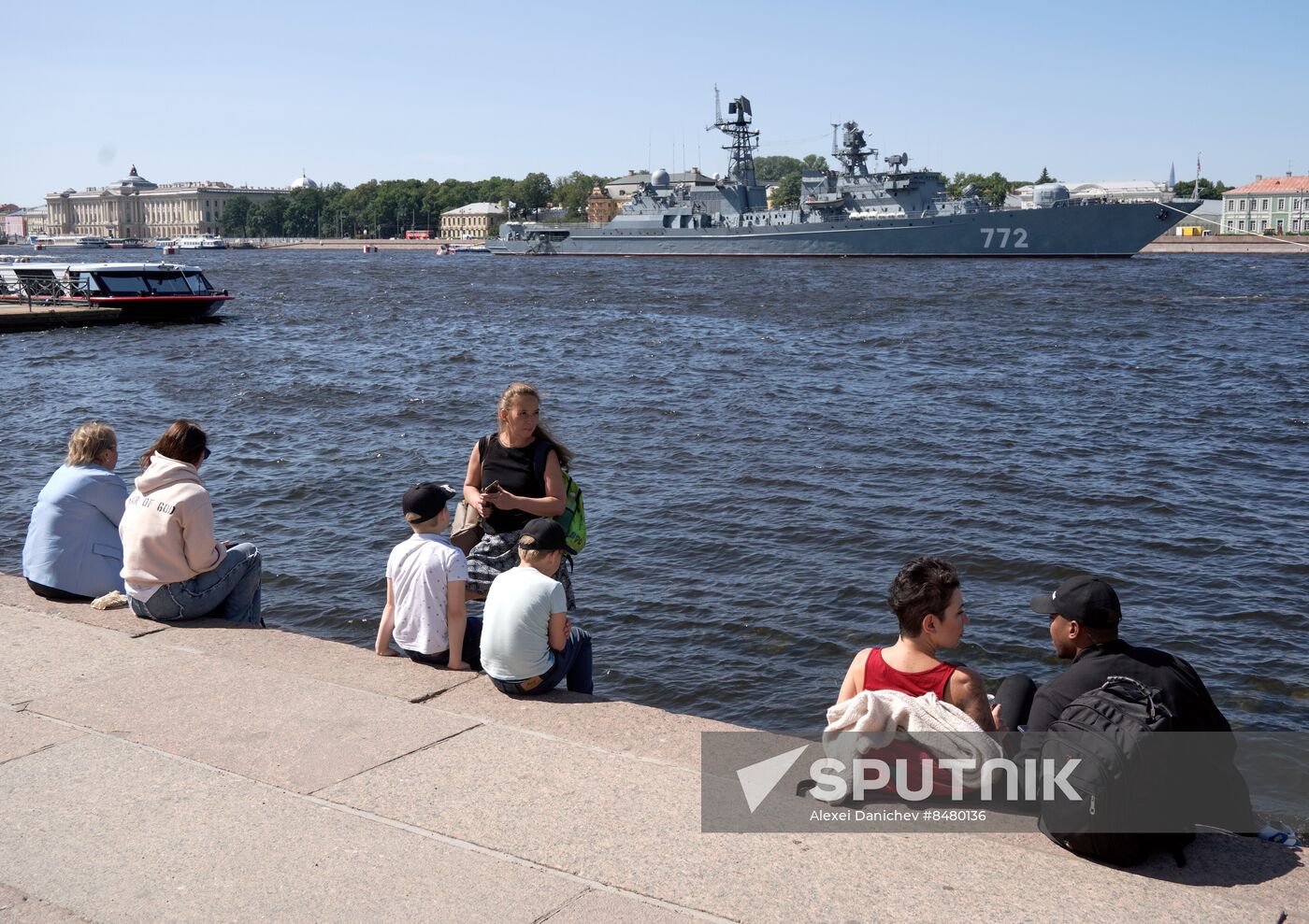 Russia Navy Day Preparations