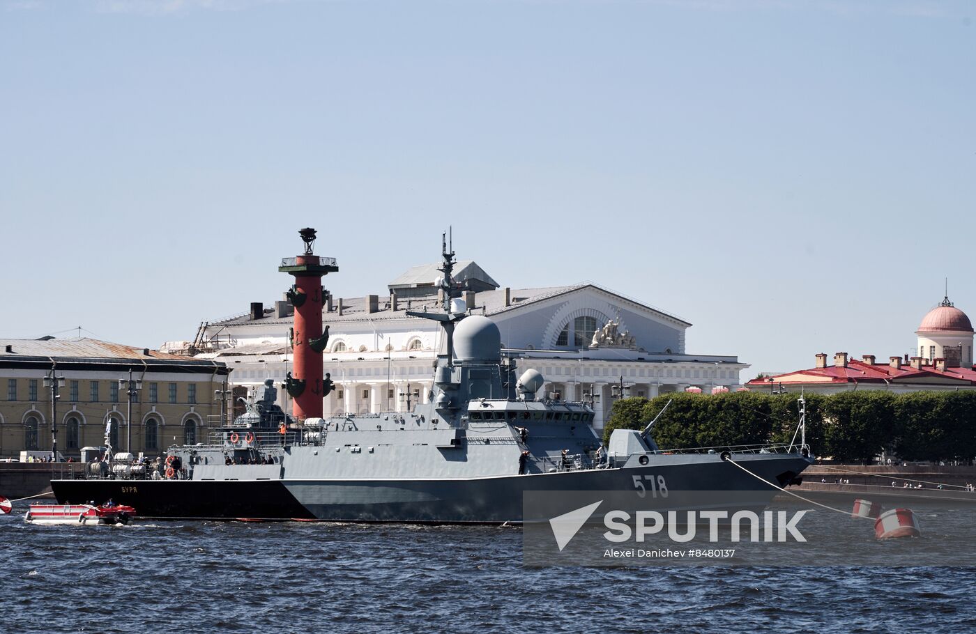 Russia Navy Day Preparations