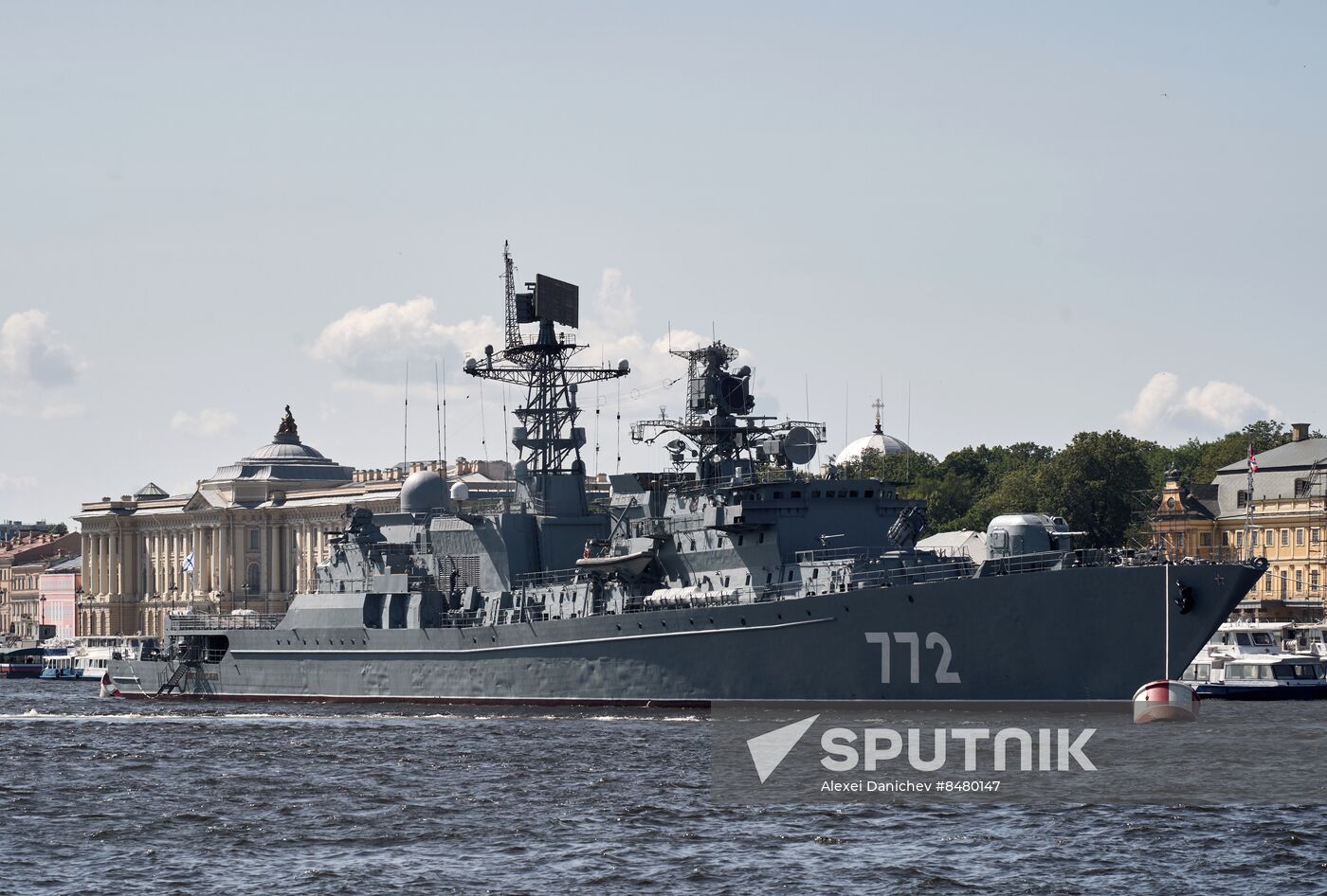 Russia Navy Day Preparations