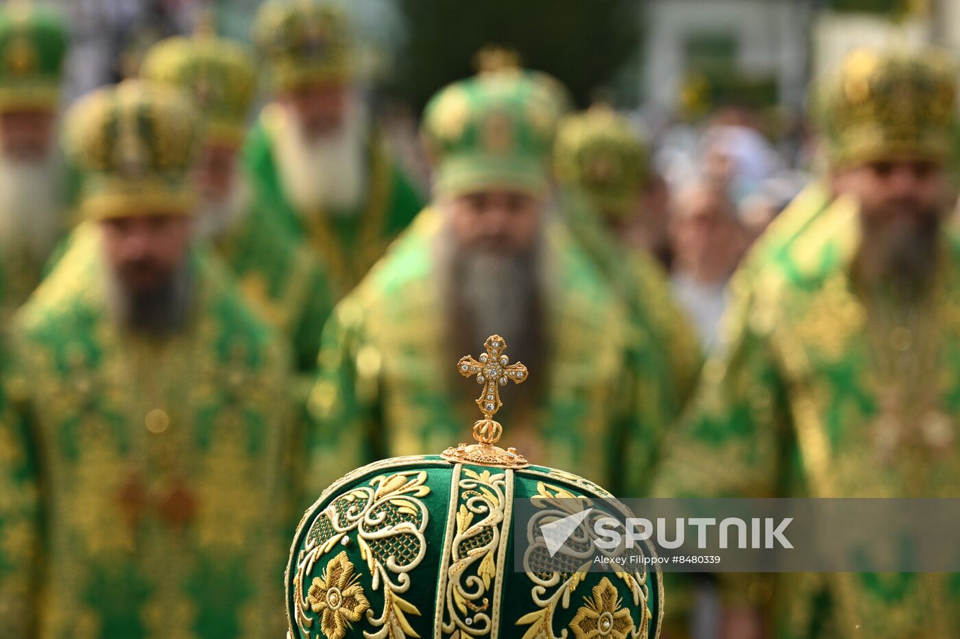 Russia Religion St Sergius of Radonezh Day