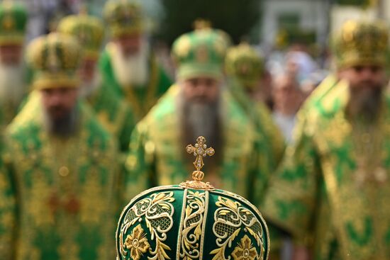 Russia Religion St Sergius of Radonezh Day
