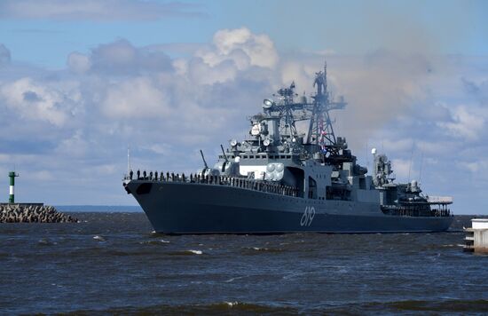 Russia Navy Day Parade Rehearsal