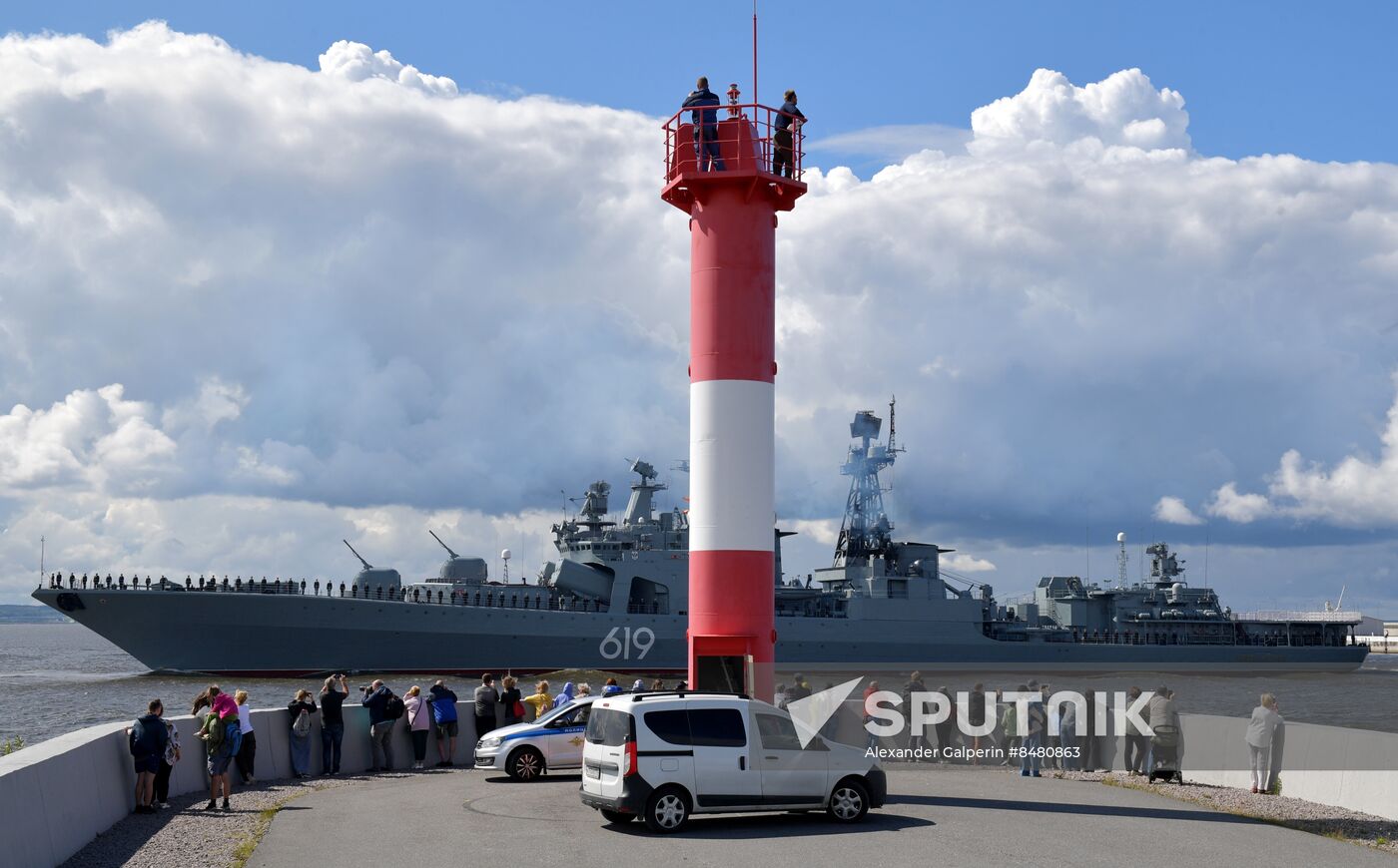 Russia Navy Day Parade Rehearsal